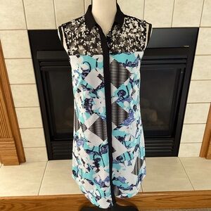 Peter Pilotto For Target Sleeveless Button Down Dress, Women’s Sz S/P